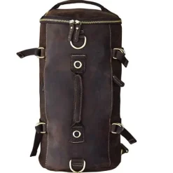Vintage Lederrucksack - Klassische Herren Messenger Bag