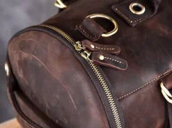 Vintage Lederrucksack - Klassische Herren Messenger Bag