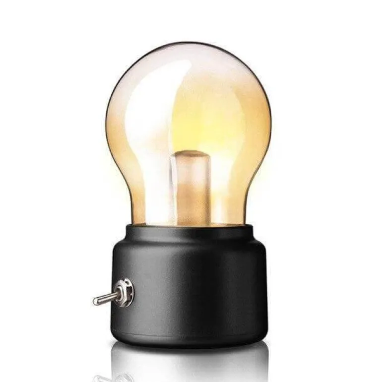 Vintage Rechargeable LED Bed Lamp - Night Light