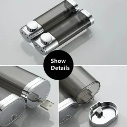 Vintage Wandmontierter Flüssigkeitsspender - Transparenter Getränkespender