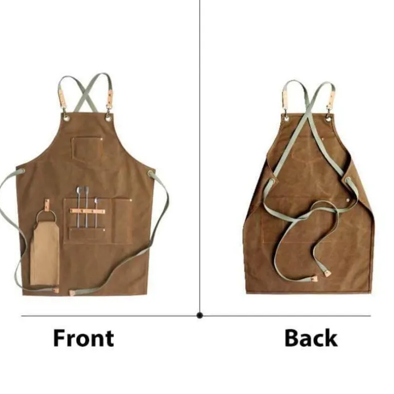 Vintage-Kochschürze aus Leder – Professionelle Kochschürze für Köche