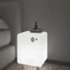 Voice-Activated Nightstand - Modern Nordic Design with Glow
