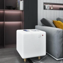 Voice-Activated Nightstand - Modern Nordic Design with Glow