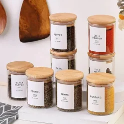 Vorratsdose aus Glas für Lebensmittel – Behälter zur Organisation der Küche mit Deckel