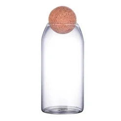 Vorratsglas aus Glas mit Korkdeckel - Home Organizer Jar