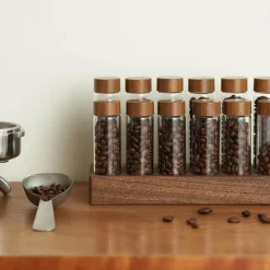 Vorratsglas für Kaffeebohnen – Reagenzglas-Glasbehälter