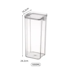 Vorratsgläser mit Deckel – Küchen-Vorratsdosen-Organizer für Müsli und Gewürze