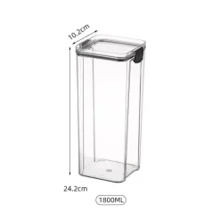 Vorratsgläser mit Deckel – Küchen-Vorratsdosen-Organizer für Müsli und Gewürze