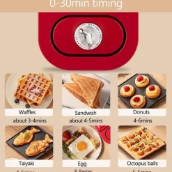 Waffeleisen – Multifunktionaler Frühstückskocher