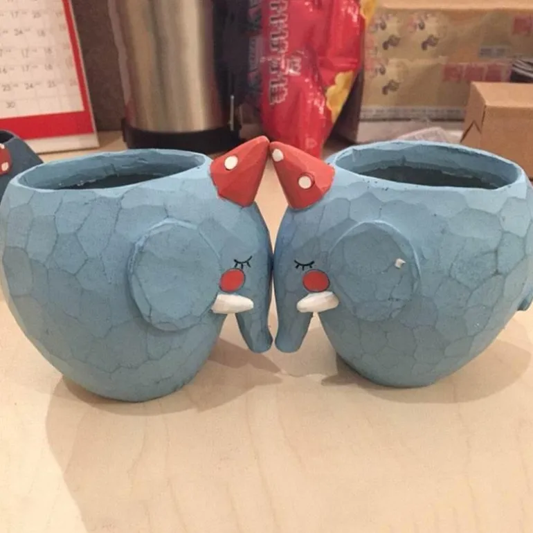 Wal-Blumenvase – Wohndekor im maritimen Stil