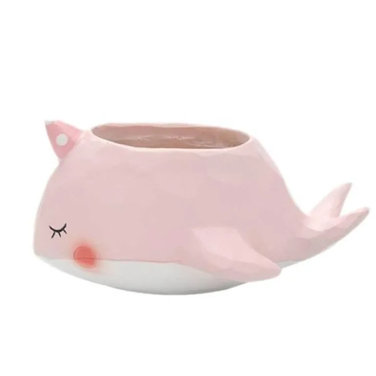 Wal-Blumenvase – Wohndekor im maritimen Stil