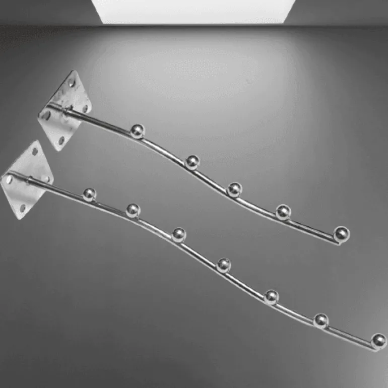 Wall Bracket Hooks - Space Saving 2pcs Set