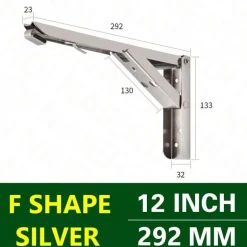 Wall-Mounted Foldable Shelf - Space-Saving Organizer Bracket