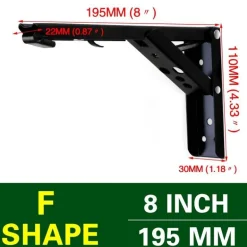 Wall-Mounted Foldable Shelf - Space-Saving Organizer Bracket