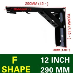 Wall-Mounted Foldable Shelf - Space-Saving Organizer Bracket