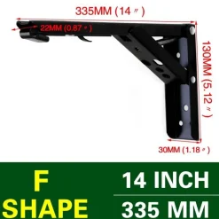 Wall-Mounted Foldable Shelf - Space-Saving Organizer Bracket