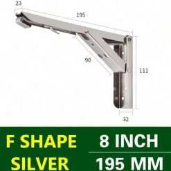 Wall-Mounted Foldable Shelf - Space-Saving Organizer Bracket