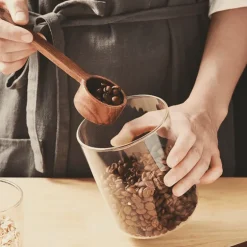 Walnuss-Kaffeelöffel – 8 g/10 g Messlöffel für Kaffeebohnen und Tee