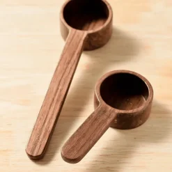 Walnuss-Kaffeelöffel – 8 g/10 g Messlöffel für Kaffeebohnen und Tee