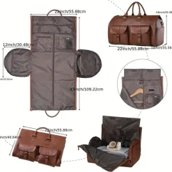 Wandelbare Reisetasche – 2-in-1 Hängekoffer für Herren