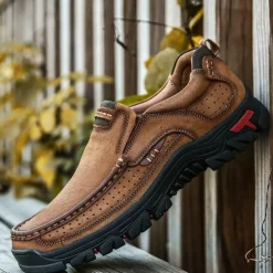 Wanderschuhe aus Rindsleder – Bequeme, atmungsaktive Outdoor-Schuhe