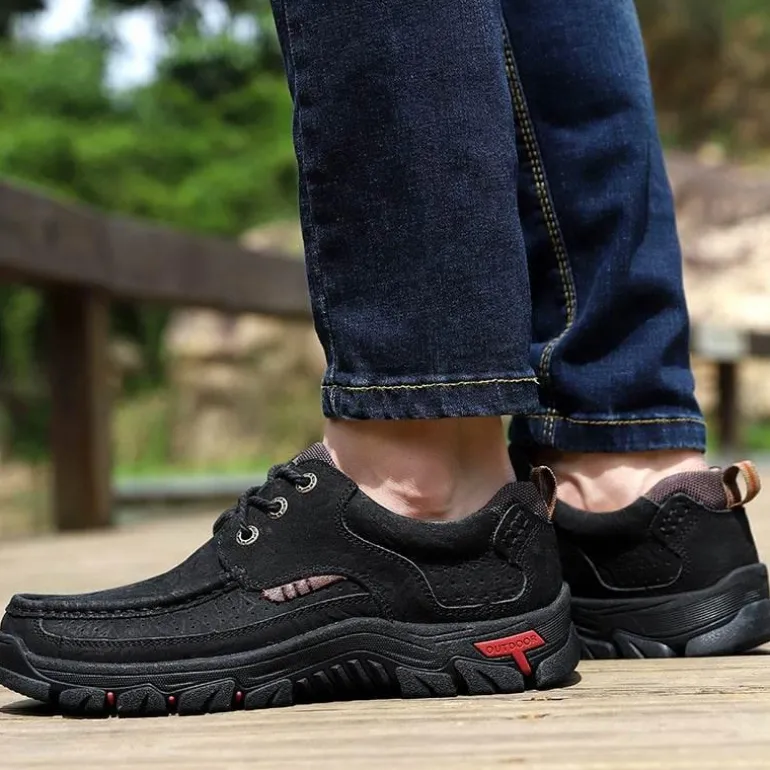 Wanderschuhe aus Rindsleder – Bequeme, atmungsaktive Outdoor-Schuhe