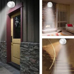 Wandleuchte mit Bewegungsmelder – Kabelloses Sicherheitslicht für den Außenbereich