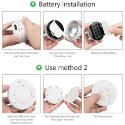 Wandleuchte mit Bewegungsmelder – Kabelloses Sicherheitslicht für den Außenbereich