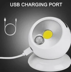 Wandleuchte mit Bewegungsmelder – Kabelloses Sicherheitslicht für den Außenbereich