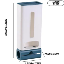 Wandmontierte Müllaufbewahrungsbox - Platzsparender Abfallorganizer