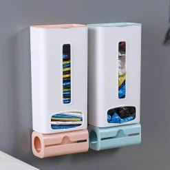 Wandmontierte Müllaufbewahrungsbox - Platzsparender Abfallorganizer