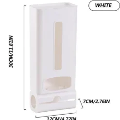 Wandmontierte Müllaufbewahrungsbox - Platzsparender Abfallorganizer