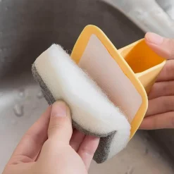 Wandmontierte Reinigungsbürste - Leicht erreichbarer Schrubber mit Griff