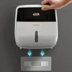 Wandmontierte Taschentuchbox - Doppelschichtiger Organizer