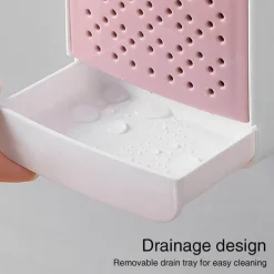 Wandmontierter Besteck-Organizer – Küchenutensilienhalter, Abtropfbox