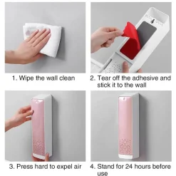 Wandmontierter Besteck-Organizer – Küchenutensilienhalter, Abtropfbox