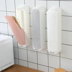 Wandmontierter Besteck-Organizer – Küchenutensilienhalter, Abtropfbox