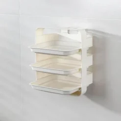 Wandmontierter Küchen-Organizer – Mehrschichtiges Lebensmittelaufbewahrungssystem