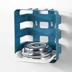 Wandmontierter Küchen-Organizer – Mehrschichtiges Lebensmittelaufbewahrungssystem