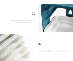 Wandmontierter Küchen-Organizer – platzsparende Aufbewahrungslösung