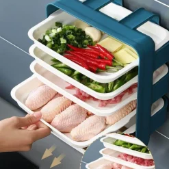 Wandmontierter Küchen-Organizer – platzsparende Aufbewahrungslösung