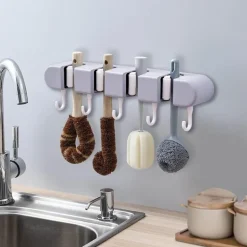 Wandmontierter Mopphaken – Ultra Clean Storage Organizer