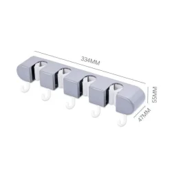 Wandmontierter Mopphaken – Ultra Clean Storage Organizer