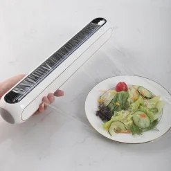 Wandmontierter Plastikfolienspender Automatischer Küchenorganizer