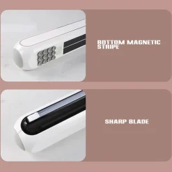 Wandmontierter Plastikfolienspender Automatischer Küchenorganizer