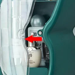 Wandmontierter Schmetterlings-Make-up-Organizer – Aufbewahrungslösung für das Badezimmer