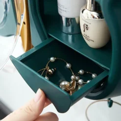 Wandmontierter Schmetterlings-Make-up-Organizer – Aufbewahrungslösung für das Badezimmer