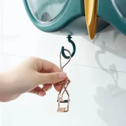 Wandmontierter Schmetterlings-Make-up-Organizer – Aufbewahrungslösung für das Badezimmer