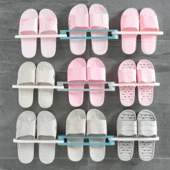 Wandmontierter Schuh-Organizer – platzsparender 3-in-1-Aufhänger