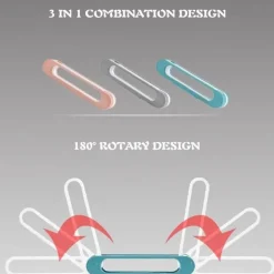 Wandmontierter Schuh-Organizer – platzsparender 3-in-1-Aufhänger